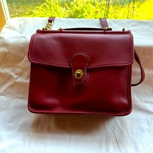Vintage Coach Willis Red Bag